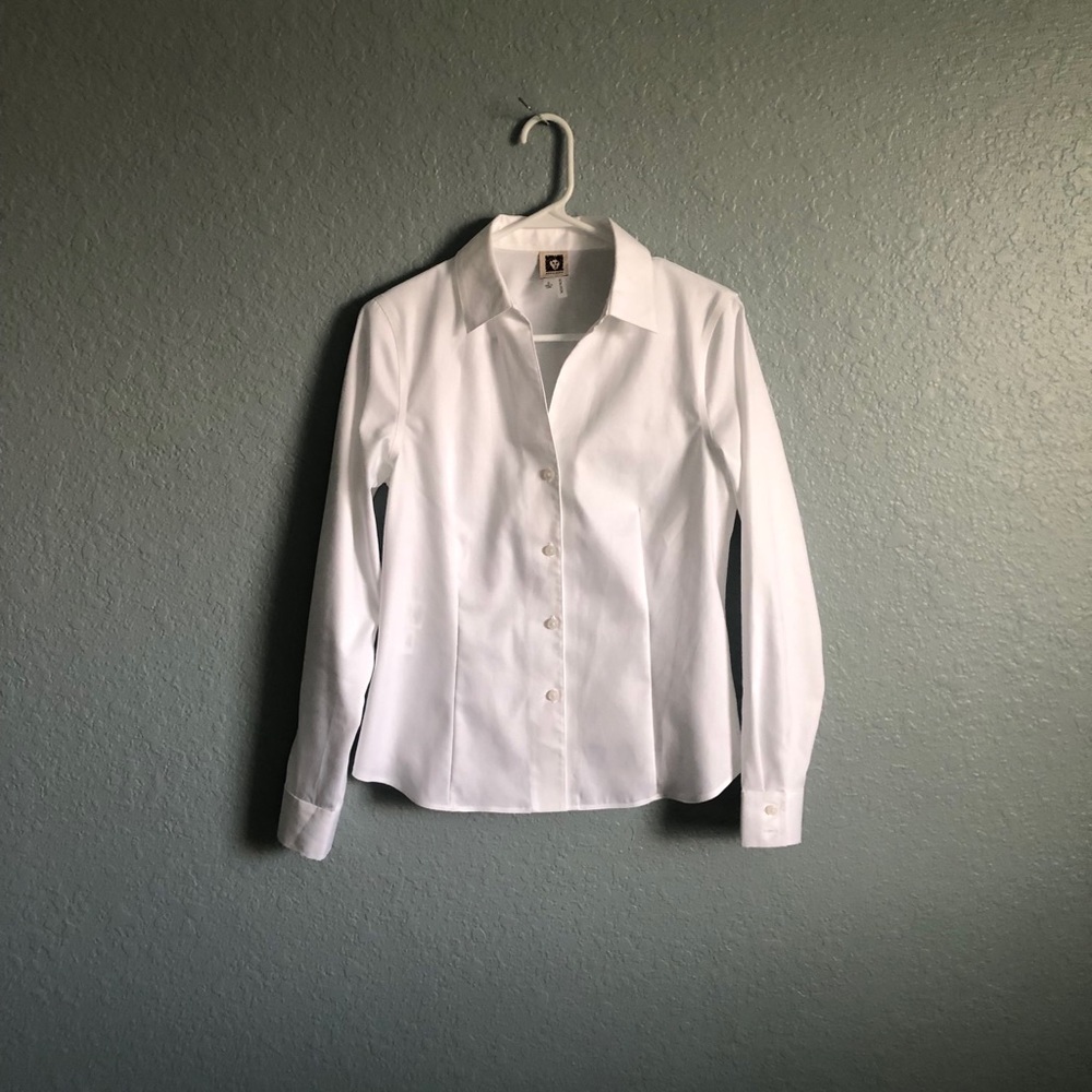 White Anne Klein blouse